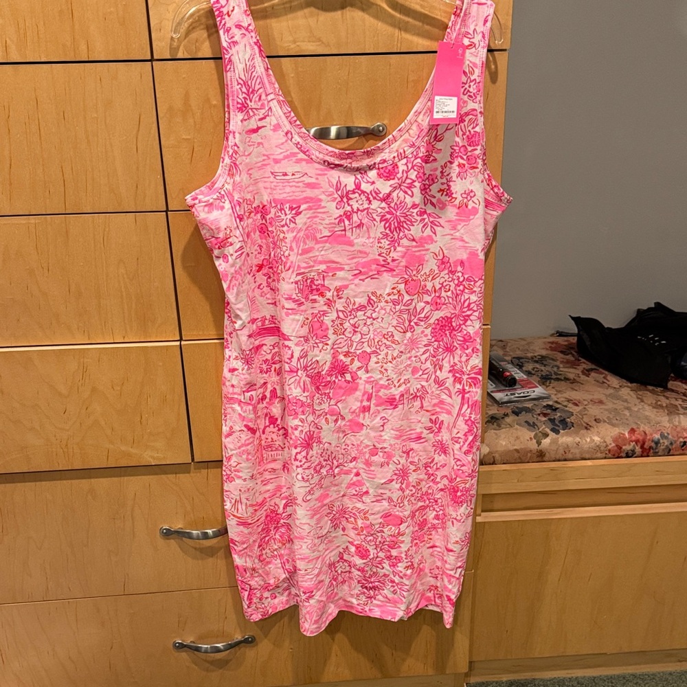 Lilly Pulitzer Pink Floral Dress